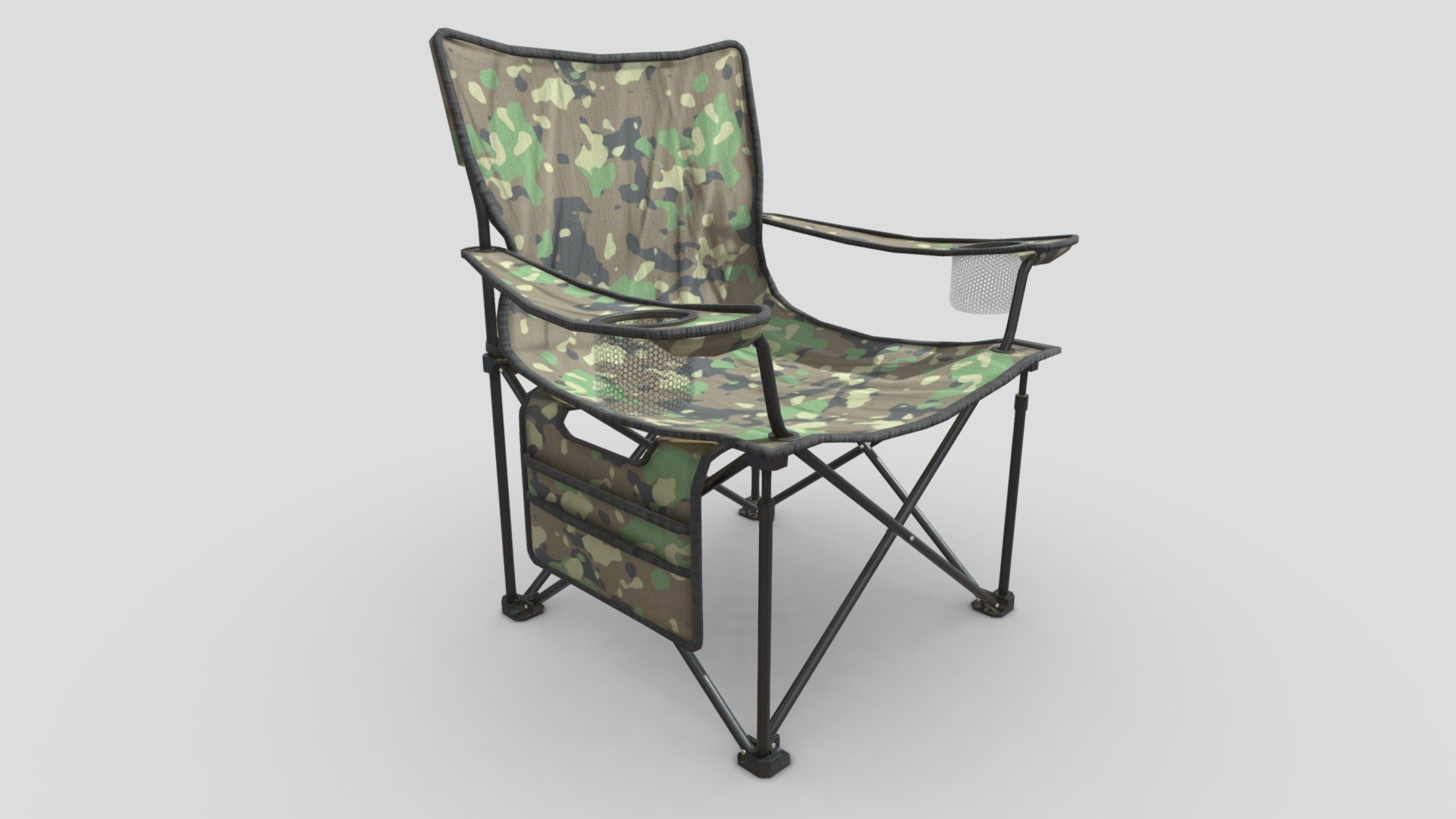 Camping Chair 3D Model by ChakkitPP.




This model was developed in Blender 2.90.1

Unwrapped Non-overlapping and UV Mapping

Beveled Smooth Edges, No Subdivision modifier.


No Plugins used.




High Quality 3D Model.



High Resolution Textures.

Polygons 8689 / Vertices 9268

Textures Detail :




2K PBR textures : Base Color / Height / Metallic / Normal / Roughness / AO / Opacity

File Includes : 




fbx, obj / mtl, stl, blend
 - Camping Chair - Buy Royalty Free 3D model by ChakkitPP 3d model