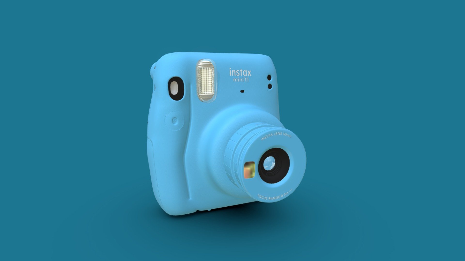 Recently I faced the fact that I lack the ability to construct a clean topology to pursue photo realism. So decided to stay away from characters for a while but to practice consumer products.

&hellip; And here comes my Fujifilm instax mini 11!

Some more supplement images rendered in Cycles


 - Fujifilm instax mini11 - 3D model by Akiko.Tomiyoshi 3d model