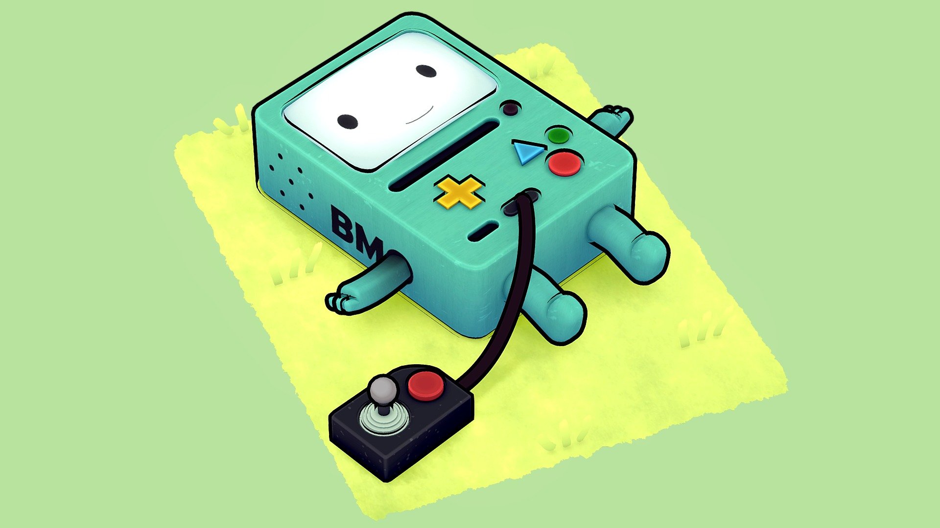 Made a cute BMO laying down in the grass! ♥




Modelled in Blender

Textured in Substance Painter

I do not give the permission of the distribution of my models to websites other than Sketchfab. Models found on other websites such as RigModel are taken from Sketchfab without my consent and are therefore not uploaded by me 3d model