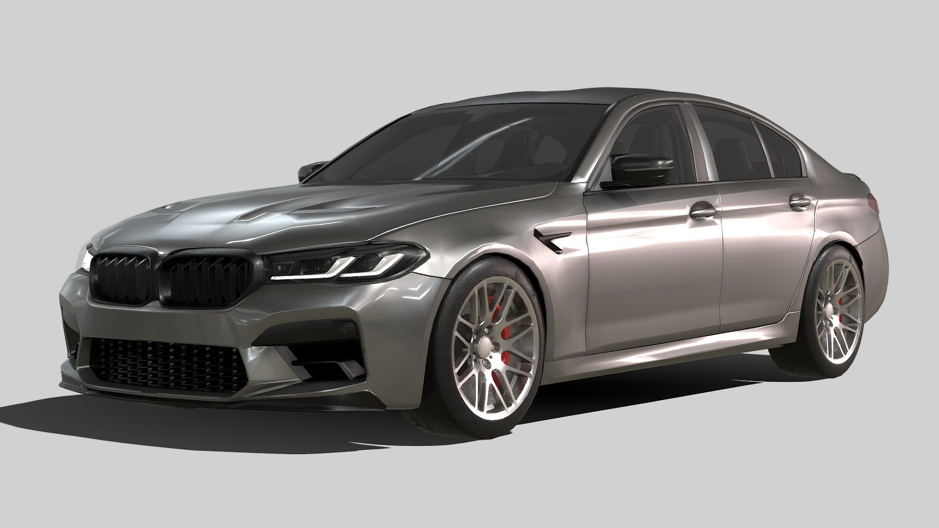 BMW M5  CS 2022 - Buy Royalty Free 3D model by Phazan Product (@Phazan) 3d model