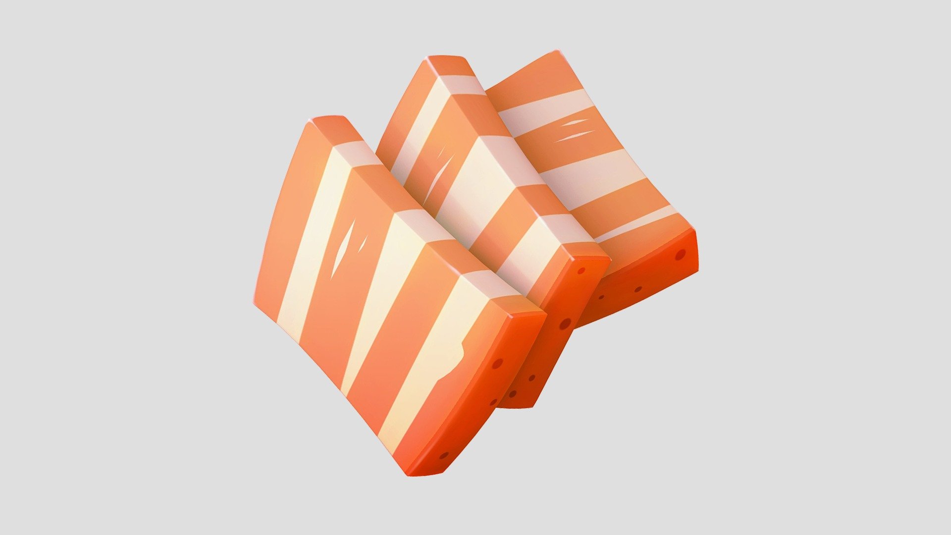 Bacon - 3D model by mikatadze 3d model
