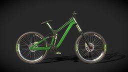 Afterburner Downhill Mountainbike bike, bicycle, mountain, suspension, outdoor, fusion, downhill, blender