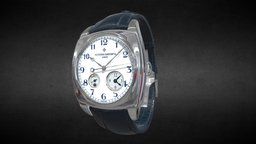 Vacheron Constantin Harmony Dual Time Watch style, dual, fashion, realtime, new, silver, ar, app, watches, harmony, watch, vacheronconstantin