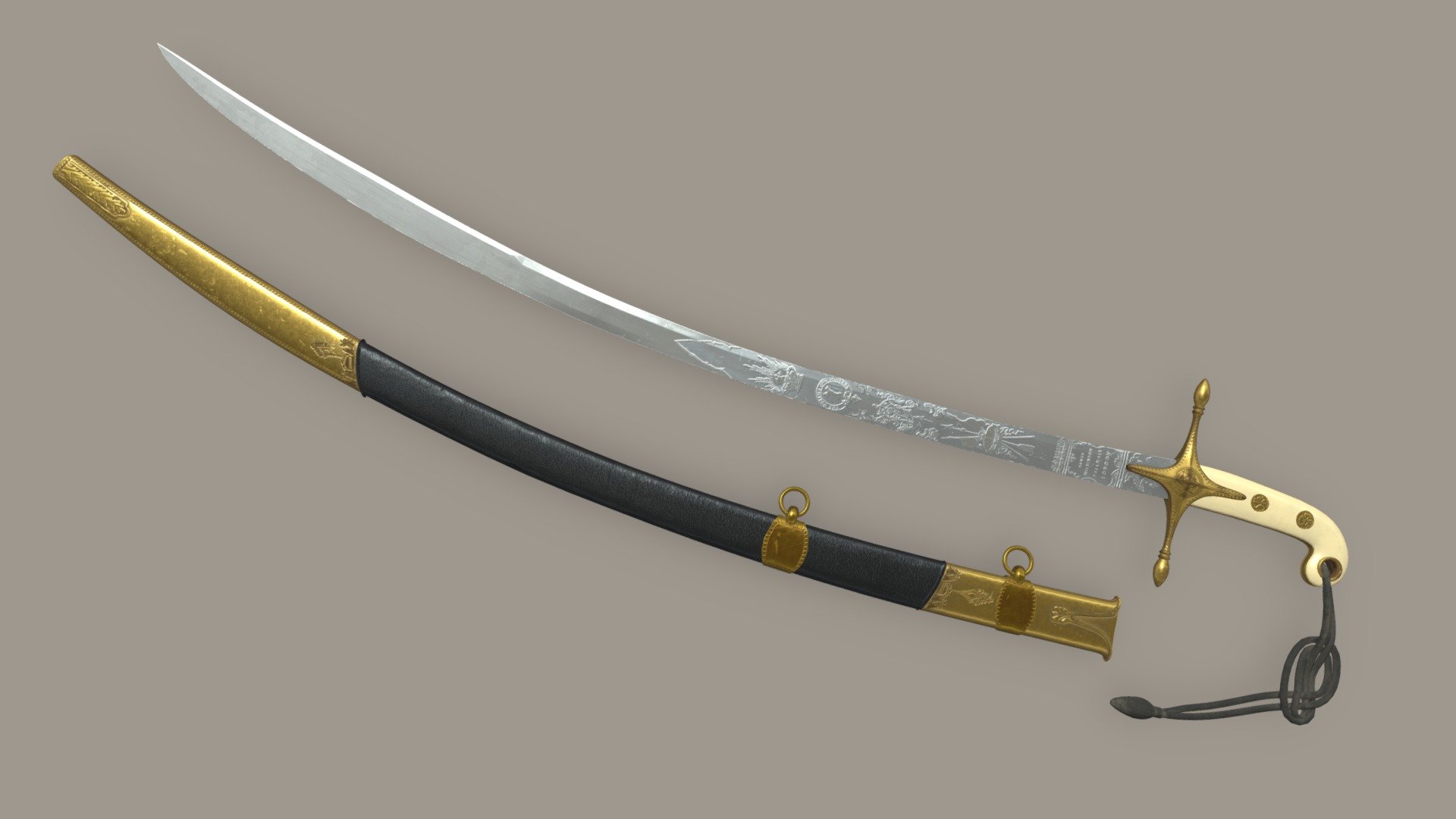 Hi, I'm Frezzy. I am leader of Cgivn studio. We are finished over 3000 projects since 2013.
If you want hire me to do 3d model please touch me at:cgivn.studio Thanks you! - Mameluke Sword Low Poly PBR - Buy Royalty Free 3D model by Frezzy3D 3d model