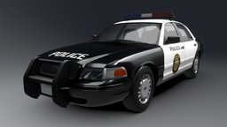Police Interceptor police, sedan, interceptor, american, cop, midpoly, copcar, usa