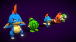 Character Monster MM pets, asset, animal, monster, colectios