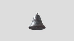 Old Rusty Bell gameprop, bell, substancepainter, substance, gameasset, oldbell