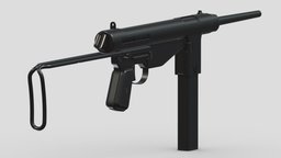 FBP Submachine Gun High-poly
