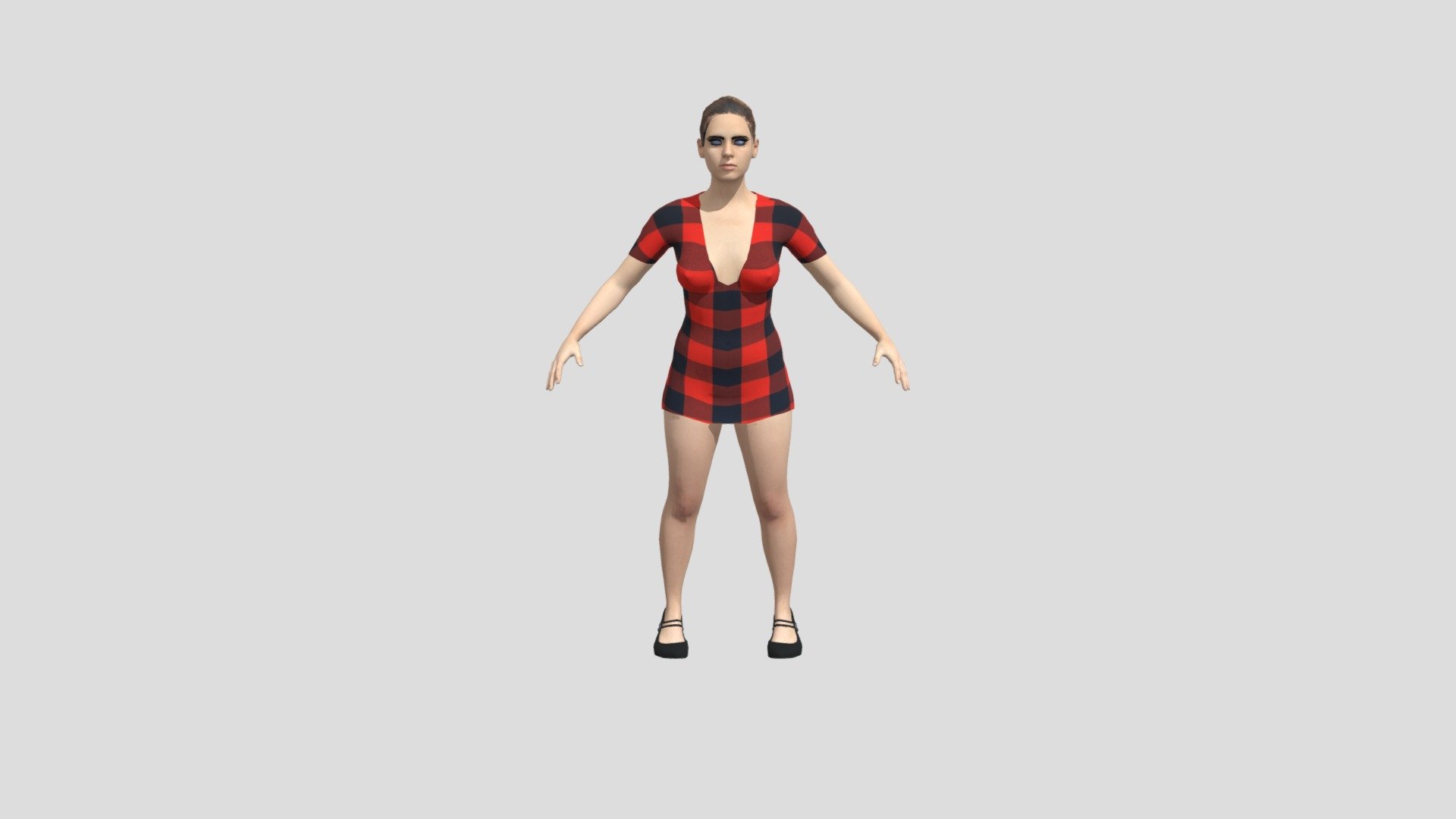 Women For Blender And Others 
Note:Eye Texture Doesn't Work In Sketchfab But It Works In Blender If Imported Correctly           You Can Disable Her Clothes

By Radax (In Blender) - Women - Download Free 3D model by Radax 3d model