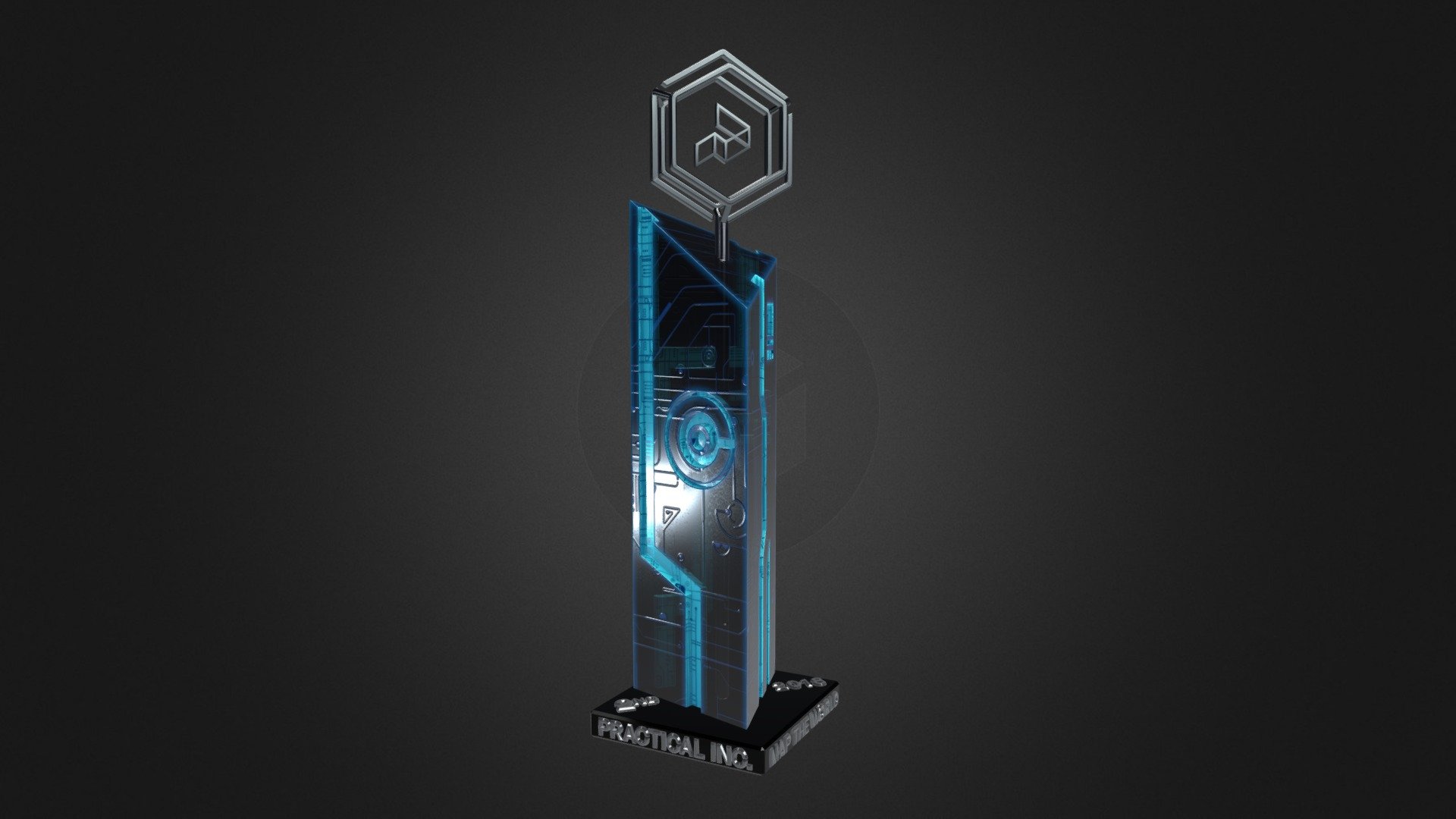A cool, clean design for the rare 2018 asset and 2nd place win. The winner will recieve the Grand Prizes and this digital asset for their collection. Visit: https://leaderboard.practicalvr.com/leaderboard and register to enter. HoloLens reqired, contest rules and prizes in the link 3d model