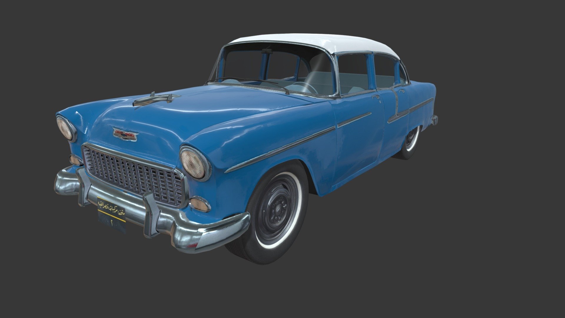 Low poly game ready chevy 1955 - Chevy 1955 - 3D model by 5dVR (@5d-VR) 3d model
