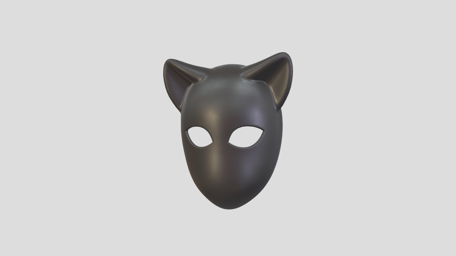Cat Mask 3d model.      
    


File Format      
 
- 3ds max 2021  
 
- FBX  
 
- STL  
 
- OBJ  
    


Clean topology    

No Rig                          

Non-overlapping unwrapped UVs        
 


PNG texture               

2048x2048                


- Base Color                        

- Roughness                         



1,166 polygons                          

1,163 vertexs - Prop057 Cat Mask - Buy Royalty Free 3D model by BaluCG 3d model