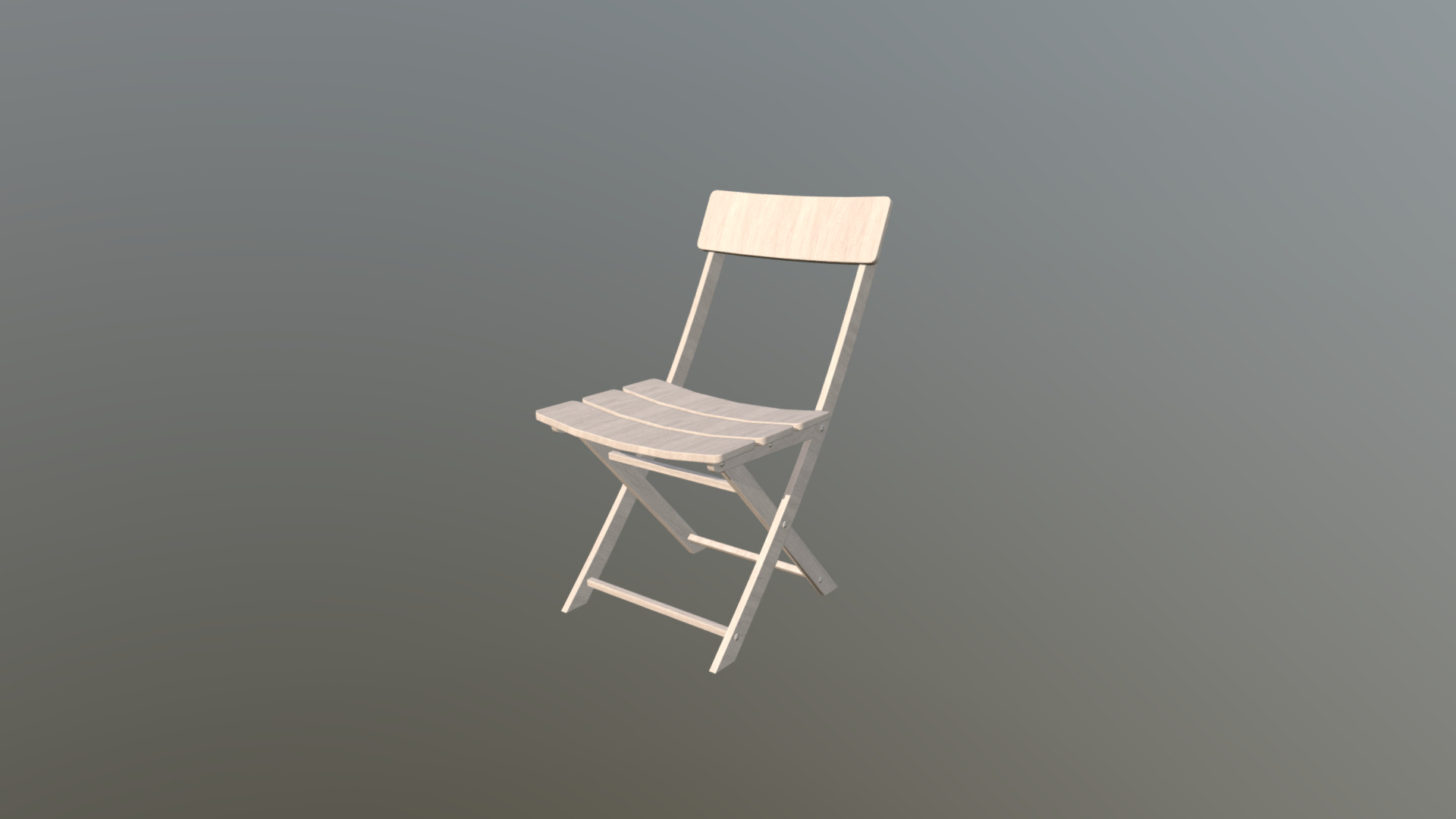 exterior chair wood grey pbr - Exterior Chair 2p - Download Free 3D model by charles.cla 3d model