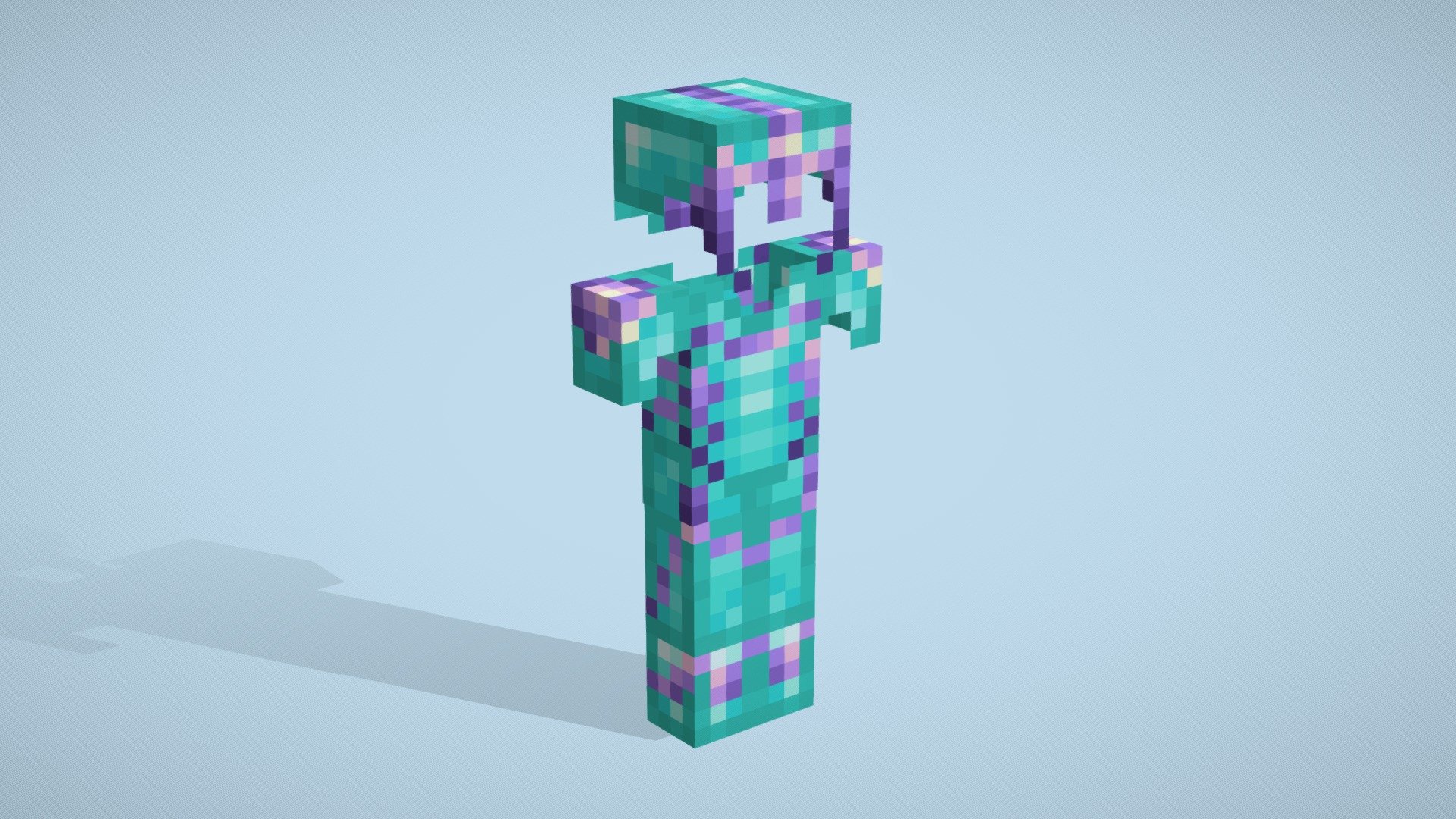 An armor that is part of an Add on available on Minecraft Bedrock, this, extends and improves existing mechanics with amethyst, adding magical properties, rings, decoration, armor, tools. Etc, balanced.

Available on MCPEDL

User: @Vadcon09 - Amethyst Armor | Add-on Minecraft - 3D model by frederick09 3d model
