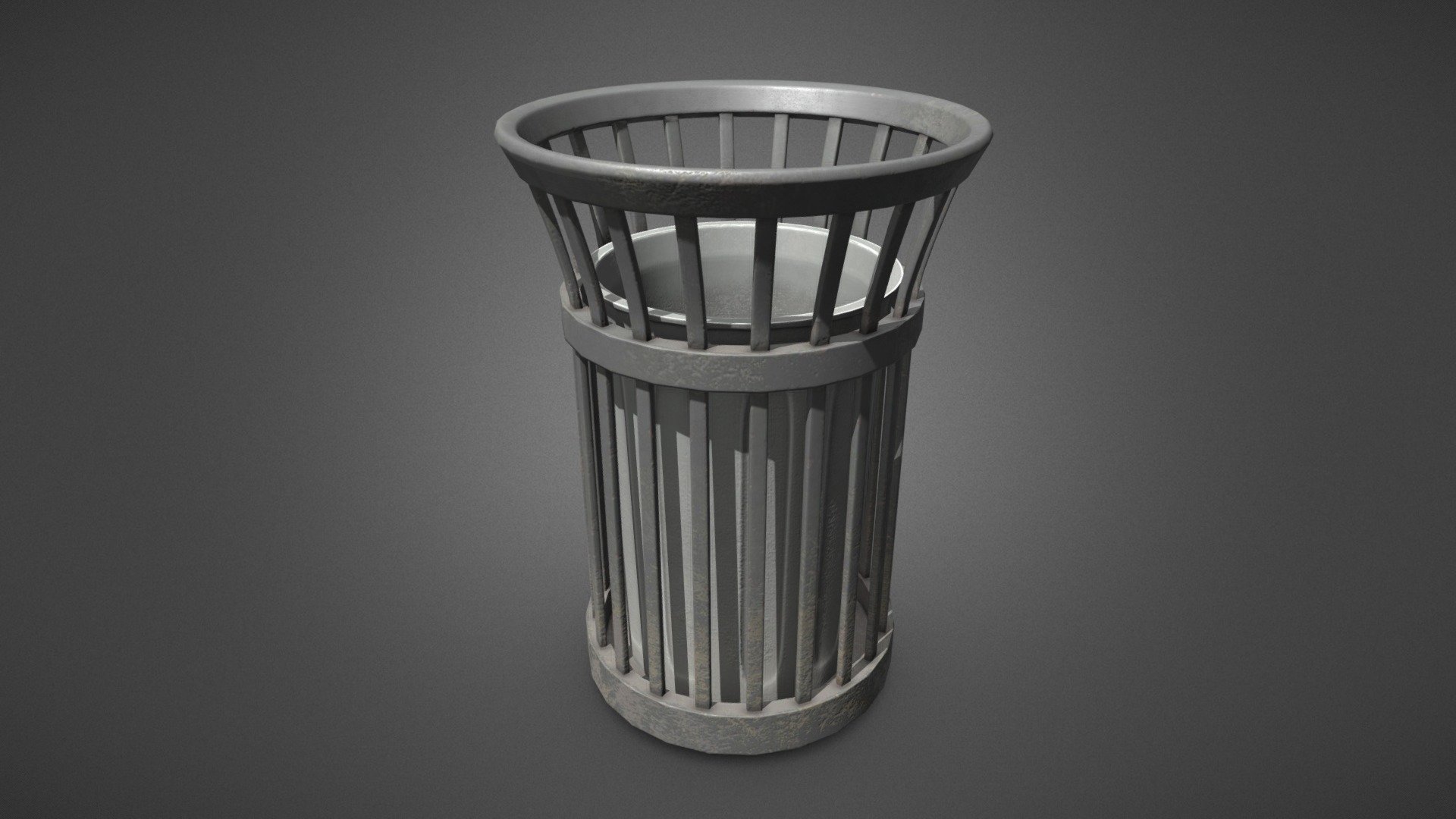 Low-poly, game-ready model of a City Garbage Can (Garbage Bin, Trash Bin).

TEXTURES

High resolution PBR Metal/Roughness textures are provided in the additional files.

Texture size: 2048 x 2048
Texture format: PNG 8 bit (uncompressed)




Base Color (Diffuse)

Metallic

Roughness

Height

Normal 

Ambient Occlusion

This asset is part of our City collection which features many more models to re-create the perfect city for your projects!

Check out all our City models here - City Garbage Can - 3D model by Ringtail Studios (@ringtail) 3d model