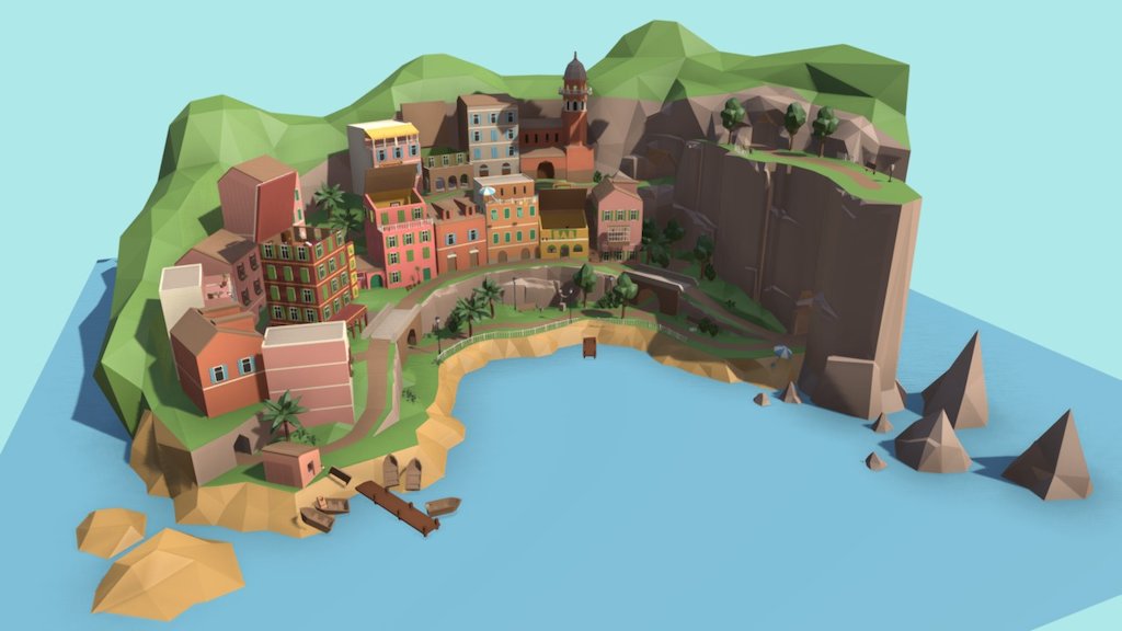 My contribution to the game Hit &lsquo;N Plot, a tiny crime-solving game set in a toybox town. Made for the IGJam #10: https://igjam.eu/jams/igjam-10/239/ - Murder in Tiny Italy - 3D model by pixelbutterfly (@pixelb) 3d model