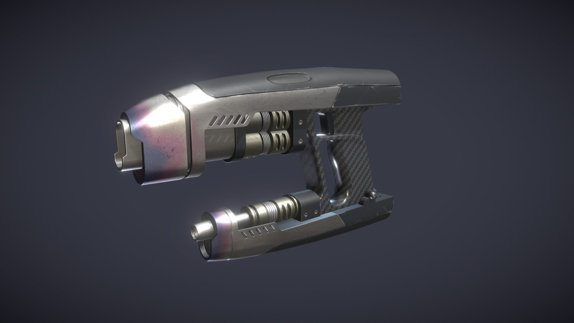 Guardian of the Galaxy - Blaster - 3D model by Luxarian 3d model