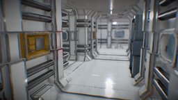 Sci-Fi Hallway