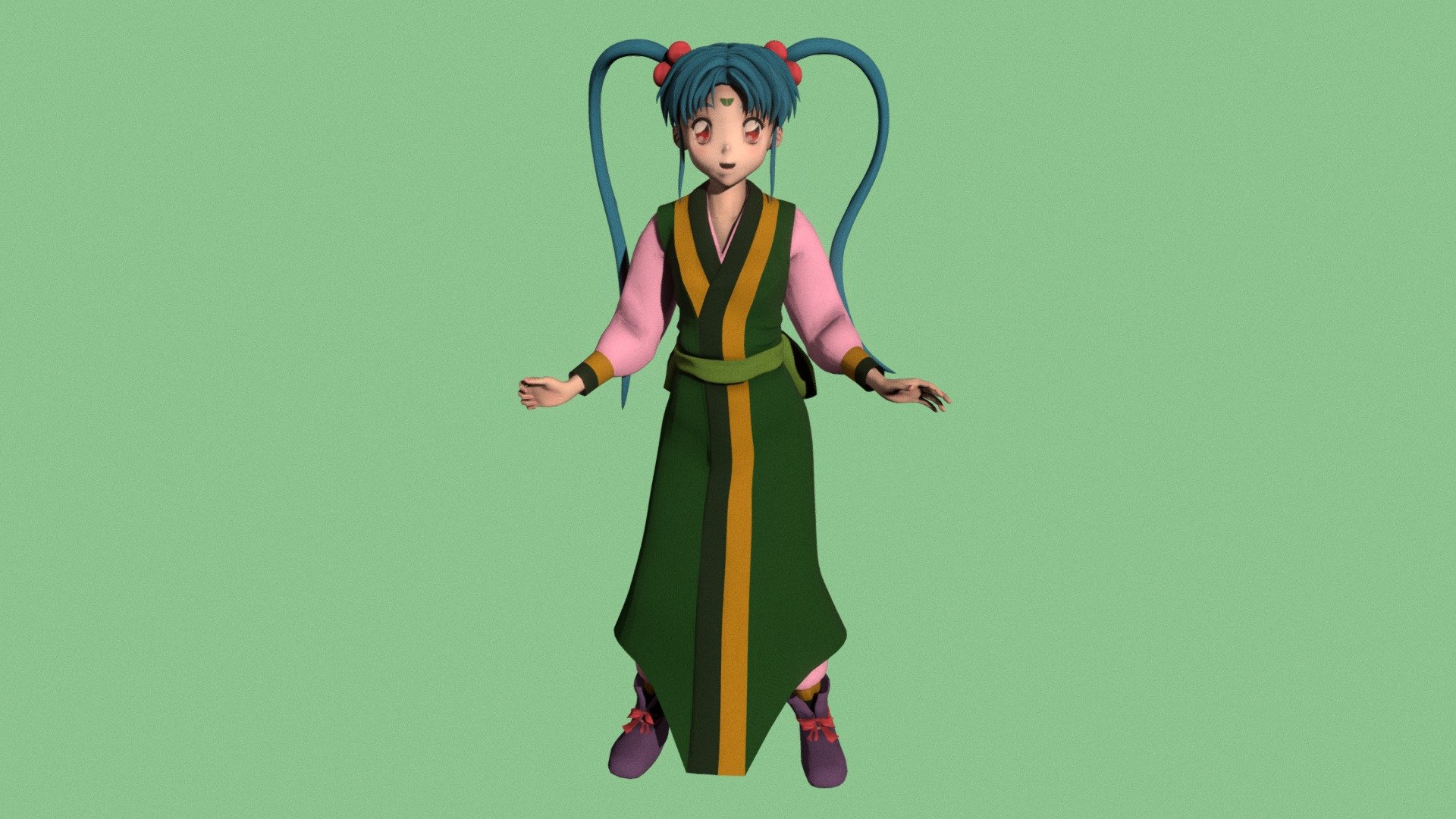 Posed model of anime girl Sasami Masaki Jurai (Tenchi Muyo).

This product include .FBX (ver. 7200) and .MAX (ver. 2010) files.

Rigged version: https://sketchfab.com/3d-models/t-pose-rigged-model-of-sasami-masaki-jurai-da11b33e221d4c208e32af9cbfb46dfd

I support convert this 3D model to various file formats: 3DS; AI; ASE; DAE; DWF; DWG; DXF; FLT; HTR; IGS; M3G; MQO; OBJ; SAT; STL; W3D; WRL; X.

You can buy all of my models in one pack to save cost: https://sketchfab.com/3d-models/all-of-my-anime-girls-c5a56156994e4193b9e8fa21a3b8360b

And I can make commission models.

If you have any questions, please leave a comment or contact me via my email 3d.eden.project@gmail.com 3d model