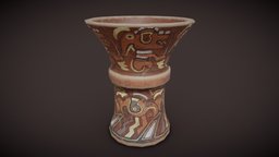 Waisted Cup Tiwanaku archeology, ancient, style, bolivia, aztec, peru, inca, artefact, tiwanaku, cultural-heritage, ancient-cultures, maya