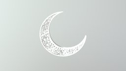 Moon moon, 3d, model