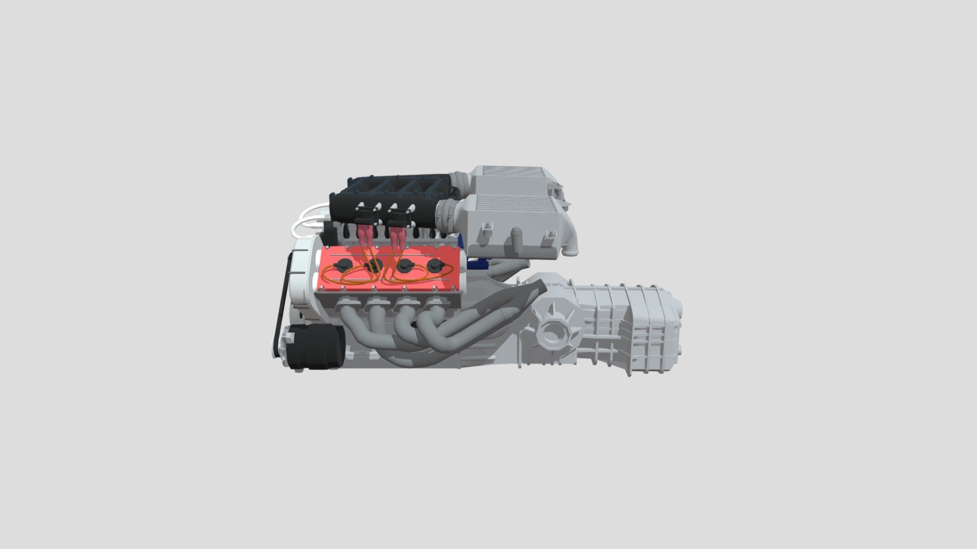 This is my F40 engine that my friend originally created. I lost the blend file due to a malware corruption that I created through my old computer but I recently just got a new computer and exported the model from Roblox to export onto here so now it'll look OBJ sadly. The engine is currently created by my main account named &ldquo;Mudusad4