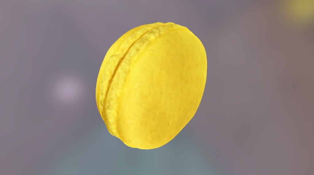 Wikipedia: http://fr.wikipedia.org/wiki/Macaron  FullColorSandstone: https://www.shapeways.com/product/RM5AFKDAN  Download: -link removed- - The Lemon Macaron - 3D model by amazingdesign 3d model
