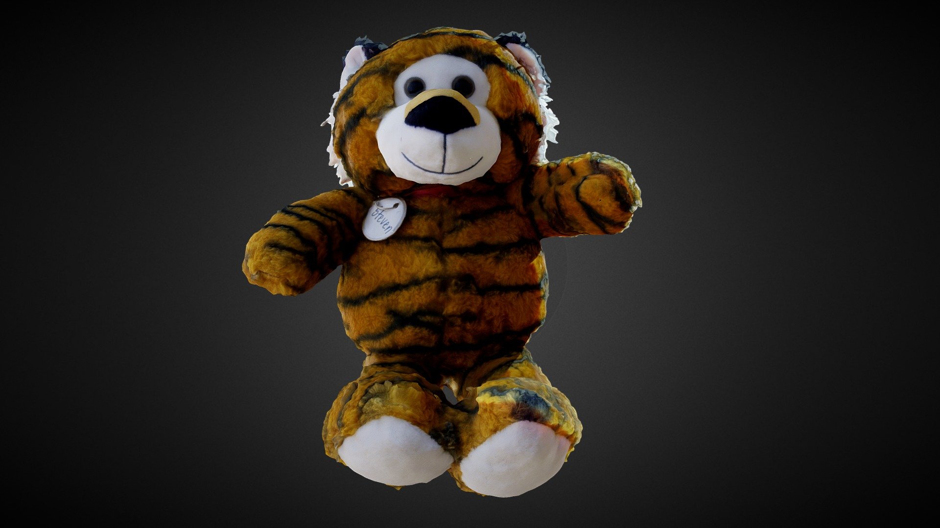trying to scan a childish, fluffy toy - Bear - 3D model by Makovetkyi Volodymyr (@pbr-scans) 3d model
