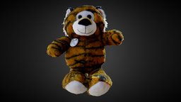 Bear bear, toy, 3dcoat, fur, pbr, scan