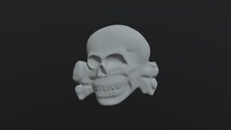 Totenkopf Skull for Hats ww2, germany, nazi, hitler, totenkopf, skull