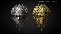 God Face Shield | Medieval dark fantasy weapon