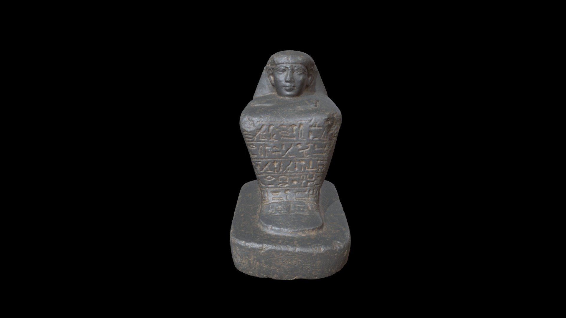 Egypt

Middle Kingdom, Dynasty 12, c. 1981-1902 BC

Stone- Granite

SM1902.17.37

Scanned by Andréa Martinez with the Artec Spider 3D Scanner - Seated Scribe - 3D model by Harvard Museum of the Ancient Near East (@hmane) 3d model