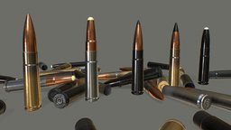 300 Blackout Ammo Pack rifle, bullet, firearm, ammo, cartridge, 300, ammunition, blackout, aac, whisper, casing