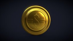 Interesting Coin coin, money, token, 3d, 3dmodel, token-coin, coin-token