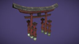 Japanese Shrine shrine, itsukushima, japanese, japaneseshrine