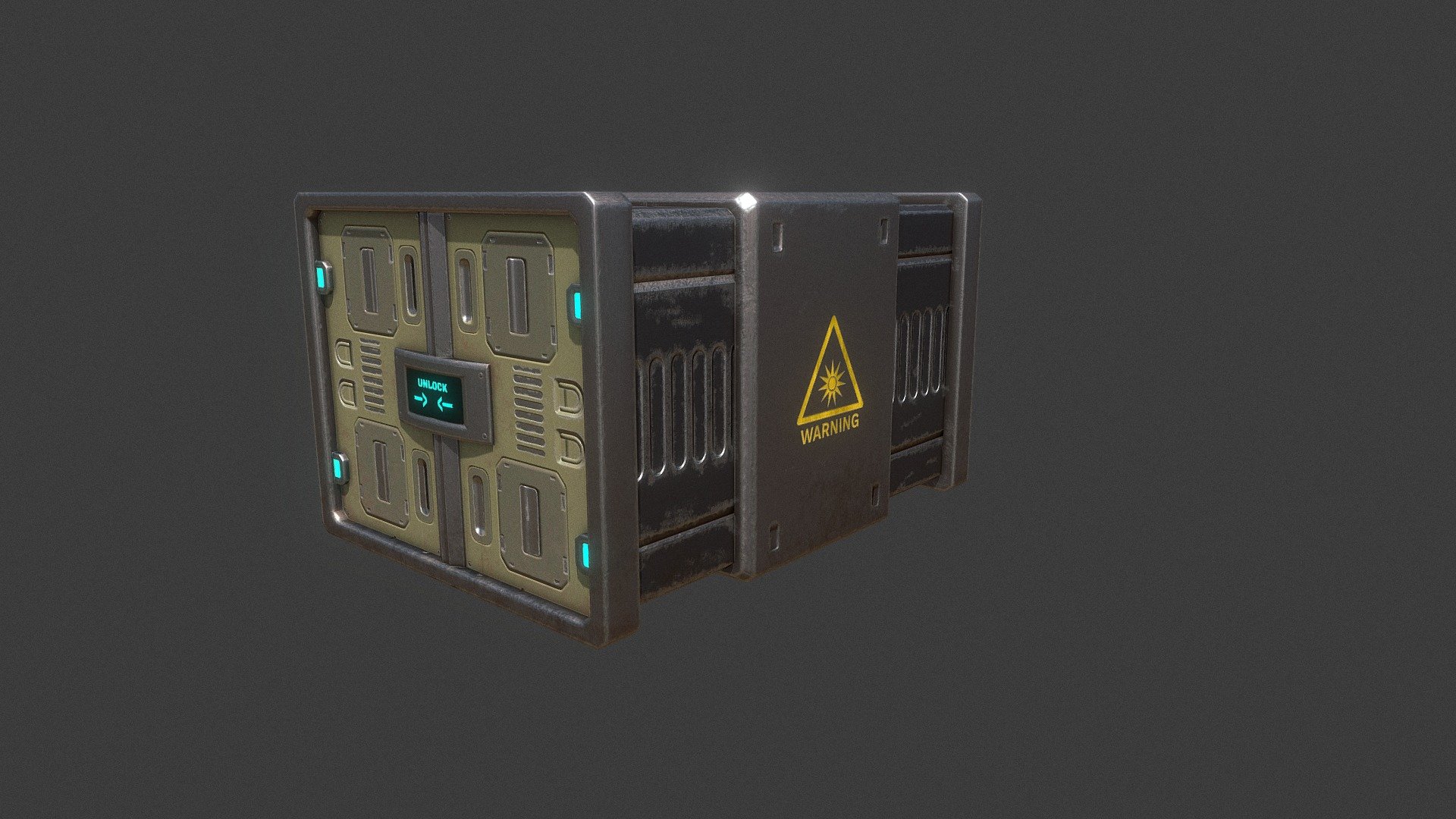 A prop practice for a scifi theme.
Made with 3ds max, Substance Painter 3d model