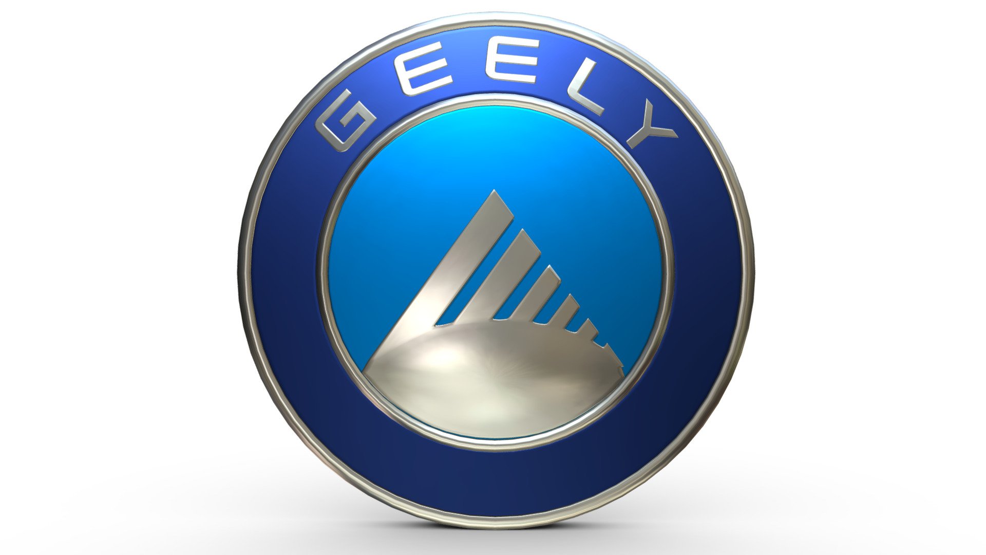 geely logo - 3D model by PolyArt (@ivan2020) 3d model