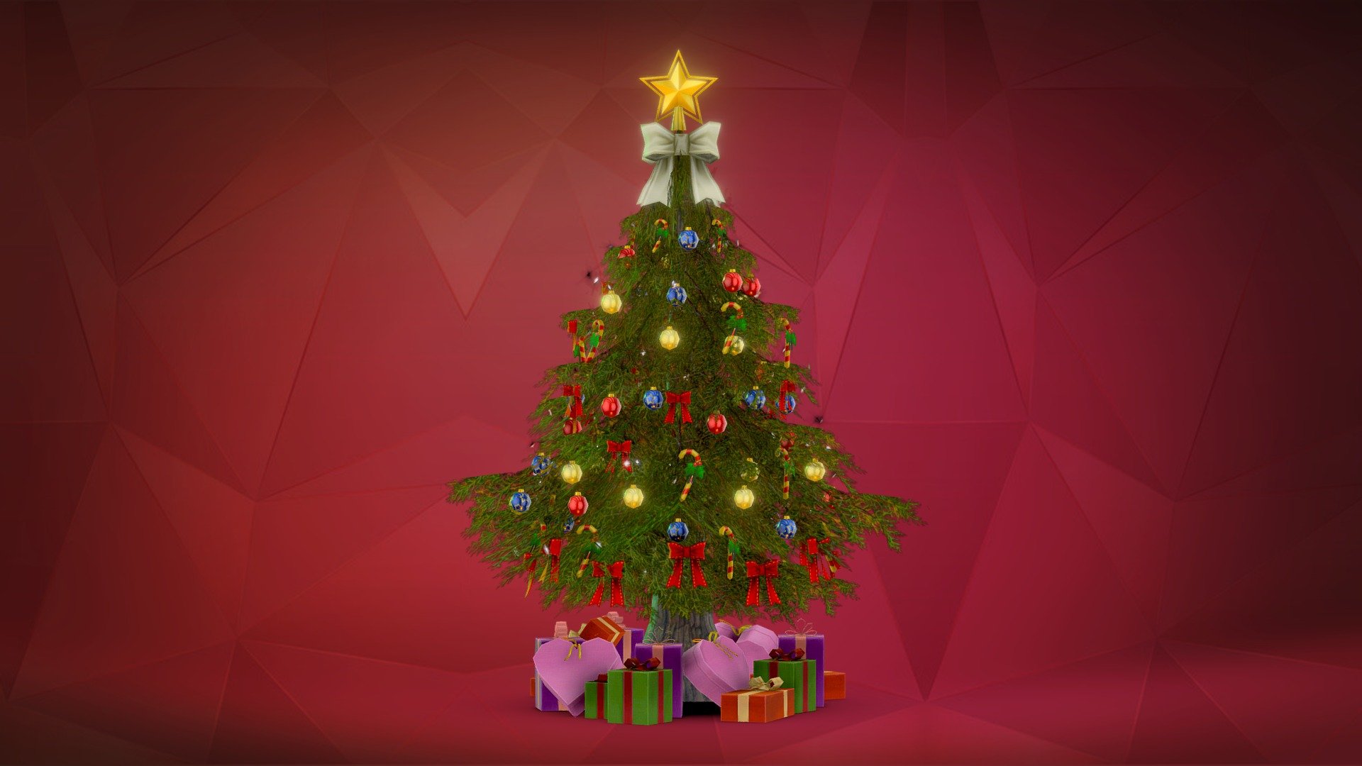 Merry Christmas 2022 - 3D model by Tapmod Studio 3d model