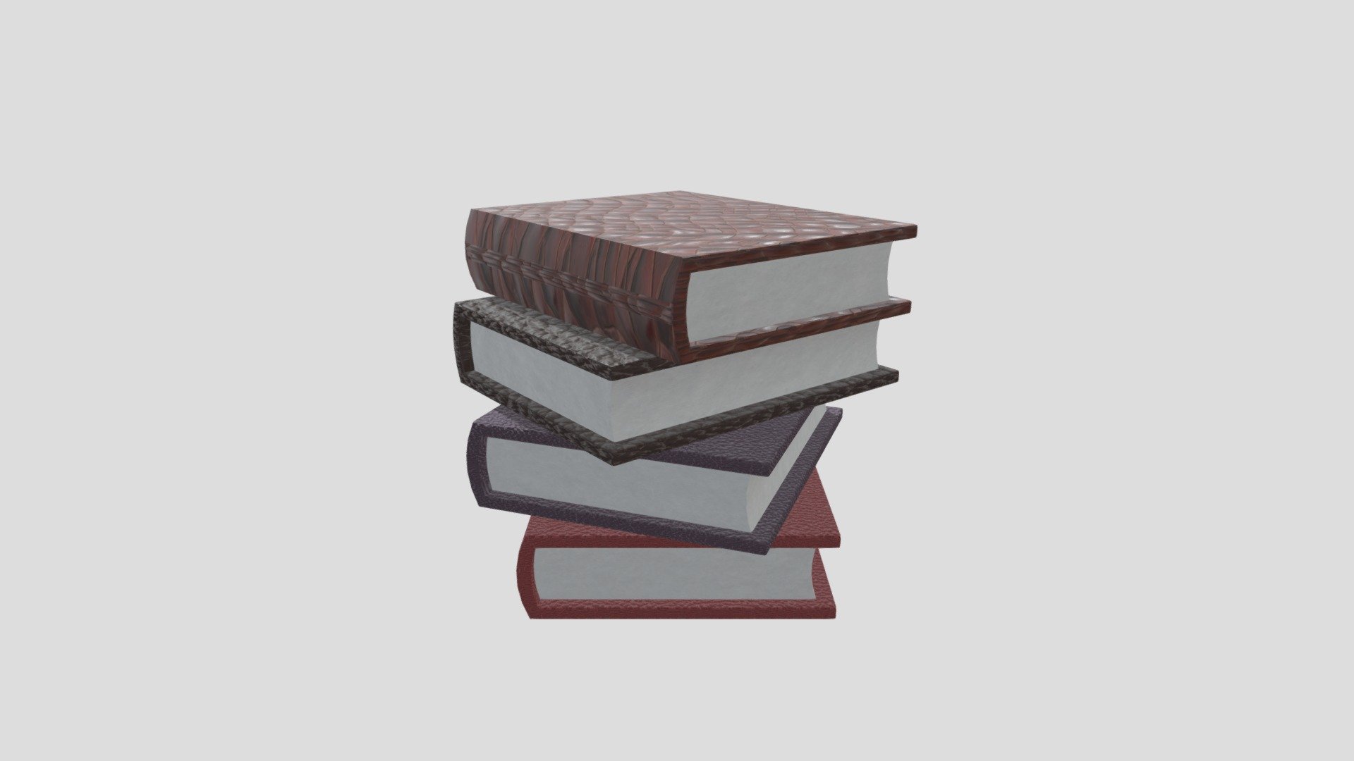 Stack of Books - 3D model by TheDoveman 3d model
