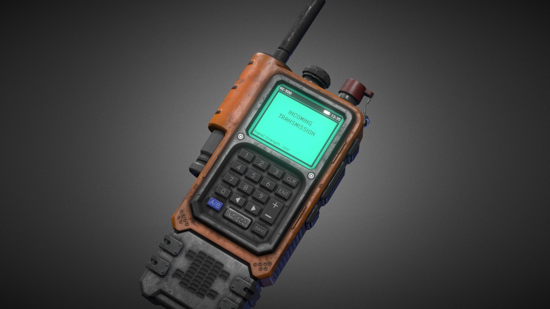 After learning so much from my Placement at Brain &amp; Nerd, I wanted to have a bit of fun and make a handheld radio. Always wanted to make one of these with my own twist to them. I have always loved the combination of modern and vintage tech, so with this one, I wanted to do the same. Mesh was made in Blender and textured within Substance Painter!

Artstation link - https://www.artstation.com/artwork/g8wOW8 - Handheld Radio - 3D model by Patrick Faulkner (@PatrickF) 3d model
