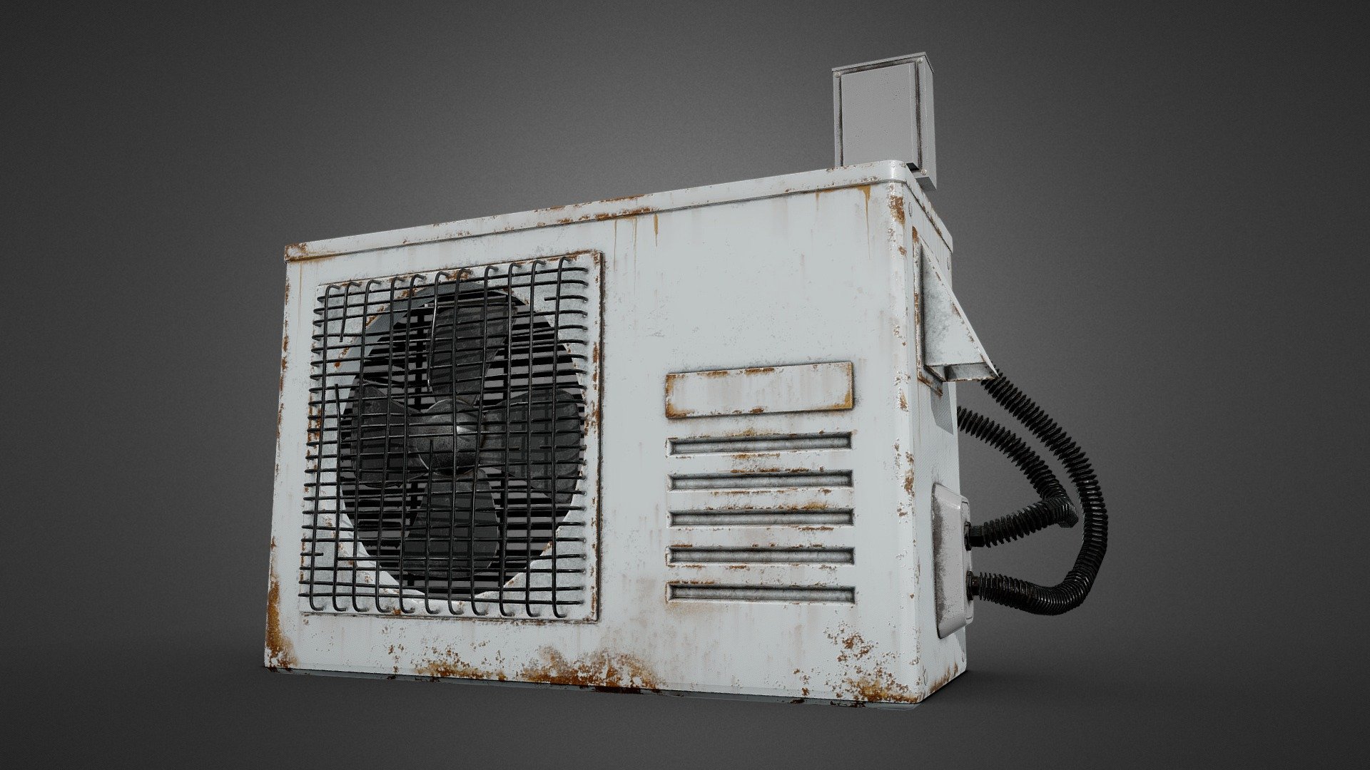 High detail Mid-poly Air Conditioner.

UV mapped and textured.

Assets for any genre of games.

Modeled in Maya 2018.

Available Format: OBJ, FBX

Thank you so much for your interest! - Air Conditioner - Buy Royalty Free 3D model by Mehrnaz (@mehrnaz_a) 3d model