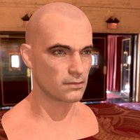 Alex Head Test5A anatomy, boy, people, photorealistic, obj, head, men, character, 3d, low, poly, model, man, human, male, textured, download, guy