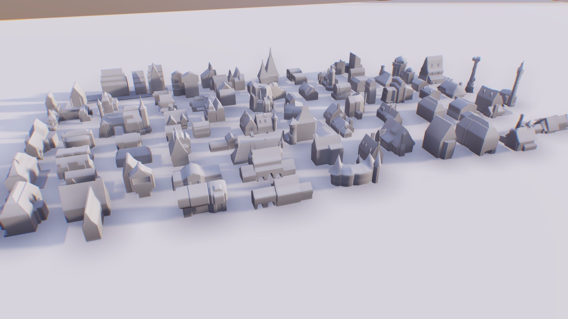work in progress - MRVL architecture set - 3D model by ztrztr (@ztrztr3) 3d model