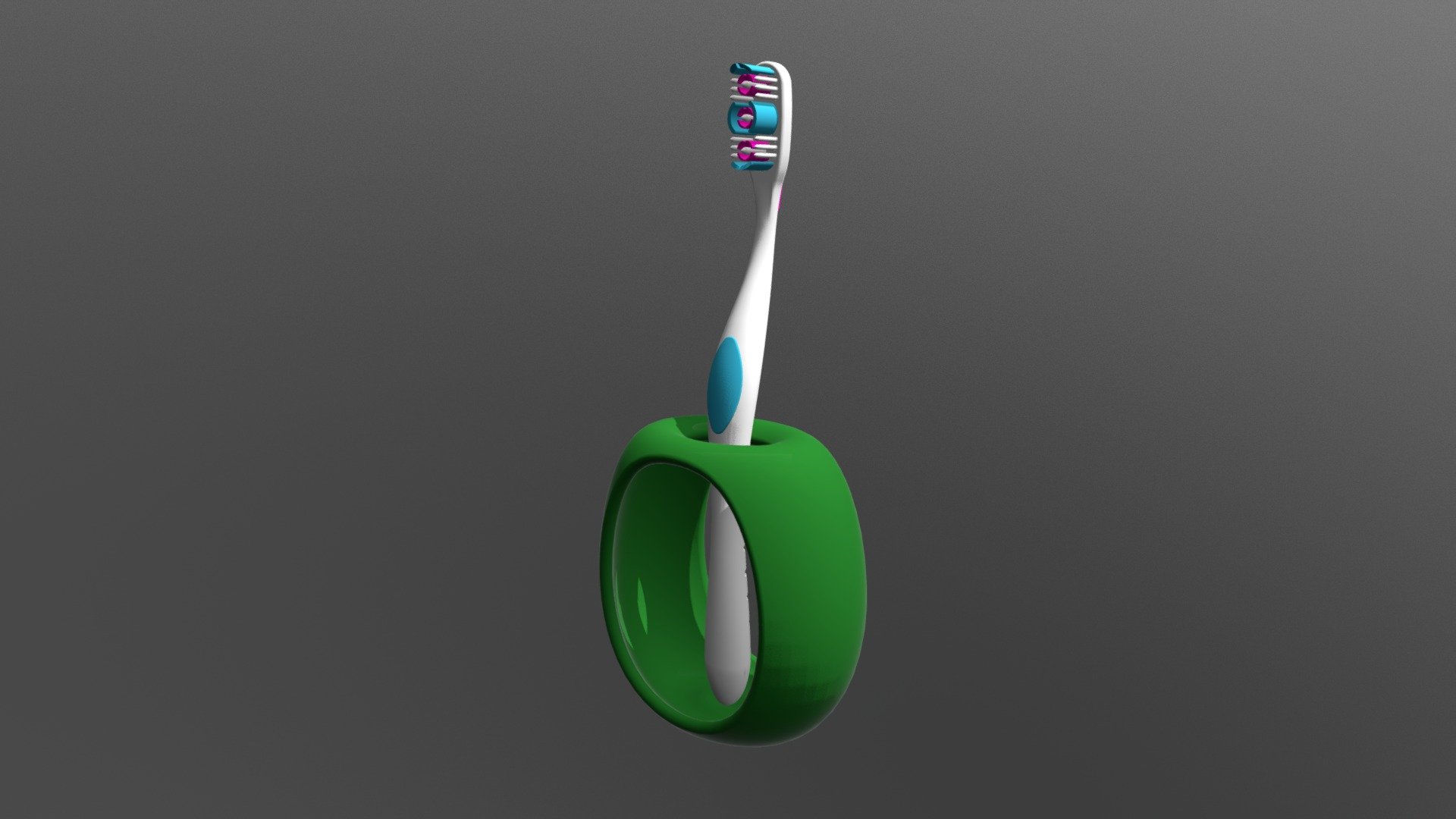 Toothbrush holder - 3D model by Adam David (@pennyweightTechnology) 3d model