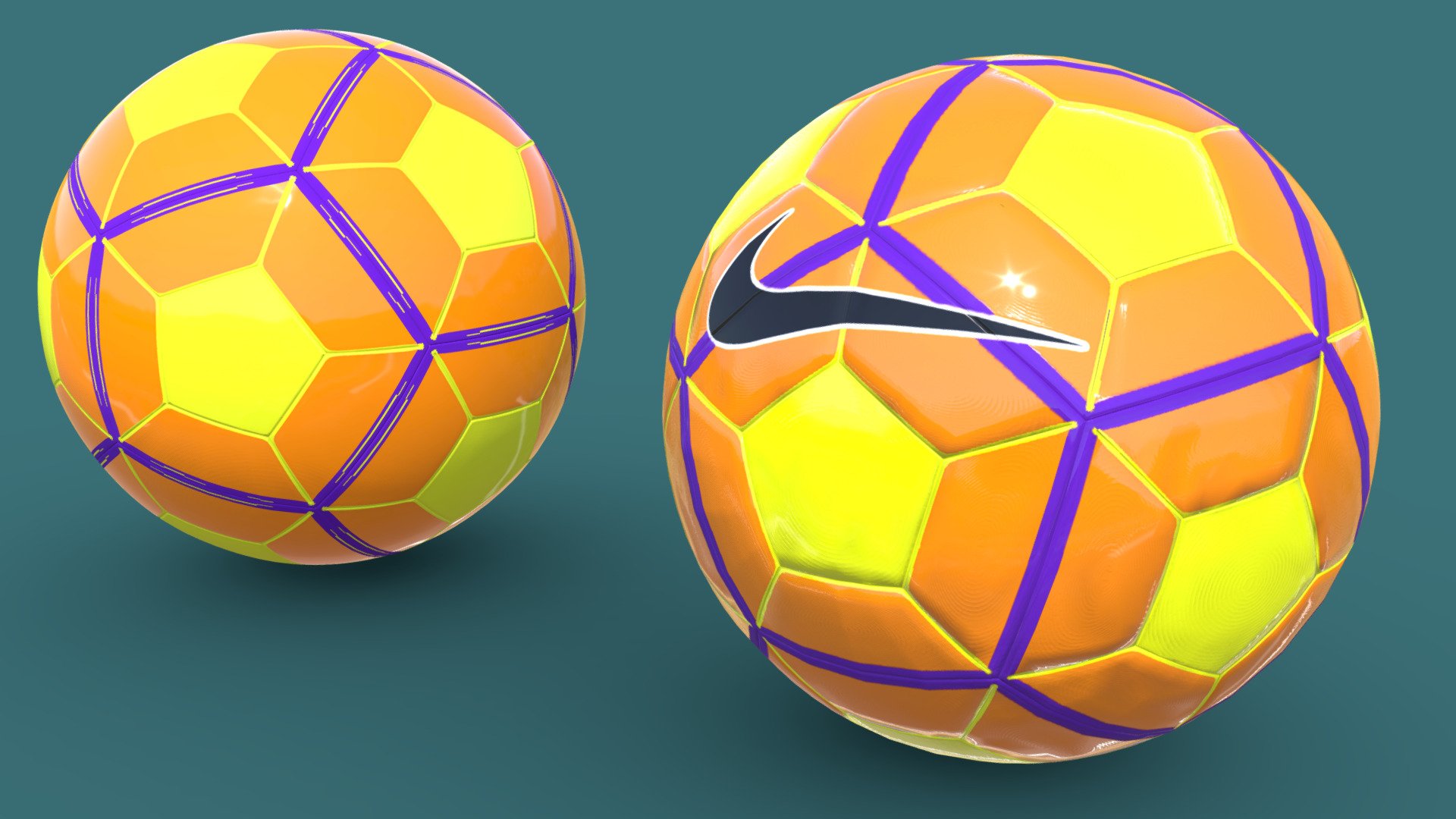 Versions: High Poly UVMapped Low Poly Unwrapped

Source MAX Model included Ready for Subdiv

PBR Textures for reference

This is not a printable model

The Nike Ordem is a brand of association footballs designed by Nike.[1] Variations of the design have been produced for various competitions including the Premier League, Serie A, La Liga, Campeonato Brasileiro Série A, the National Women's Soccer League, the 2015 AFC Asian Cup, the 2015 Copa Libertadores, 2015 Copa América (Nike Cachaña) and Copa América Centenario 3d model