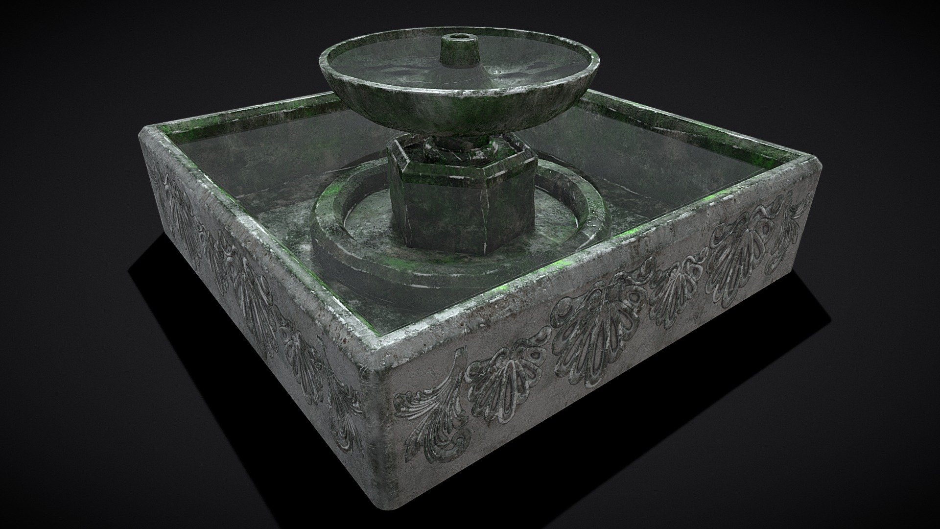 Square Garden Fountain 
VR / AR / Low-poly
PBR approved
Geometry Polygon mesh
Polygons 4,251
Vertices 4,293
Textures 4K PNG - Square Garden Fountain - Buy Royalty Free 3D model by GetDeadEntertainment 3d model