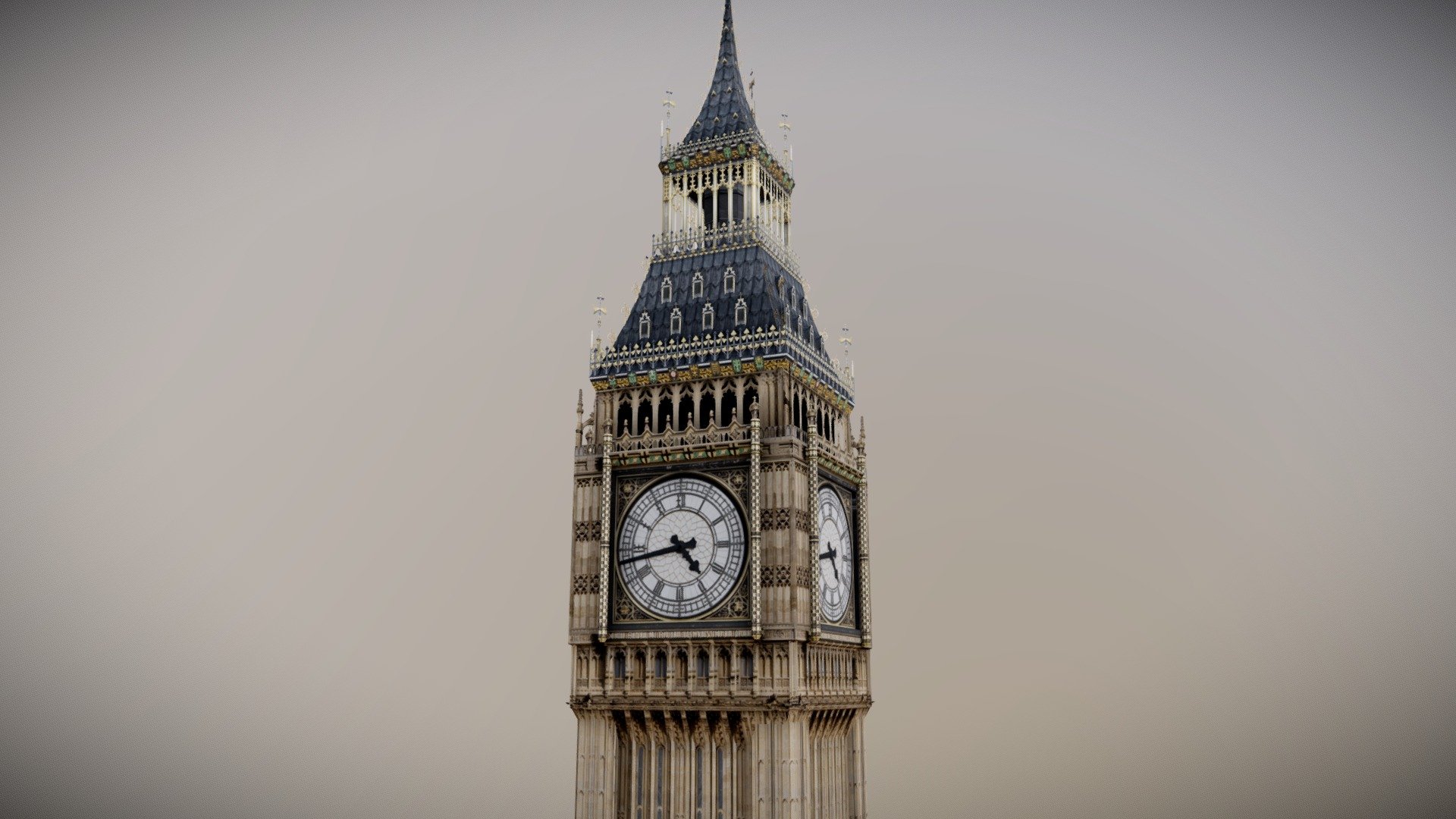 Big Ben Clock Tower, London (C:S Model) - 3D model by Armesto (@aarmesto.cor) 3d model