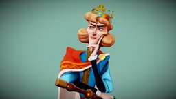Prince Jon sculpt, toon, robinhood, nomad, cartoon, 3d, zbrush, animation, sculpture, nomadsculpt