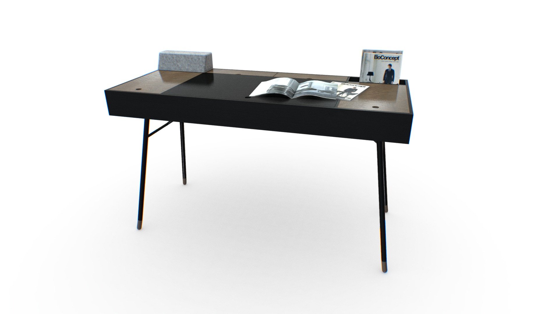Boconcept Cupertino Desk 3D Model - Boconcept Cupertino Desk - Buy Royalty Free 3D model by Omni Studio 3D (@omny3d) 3d model