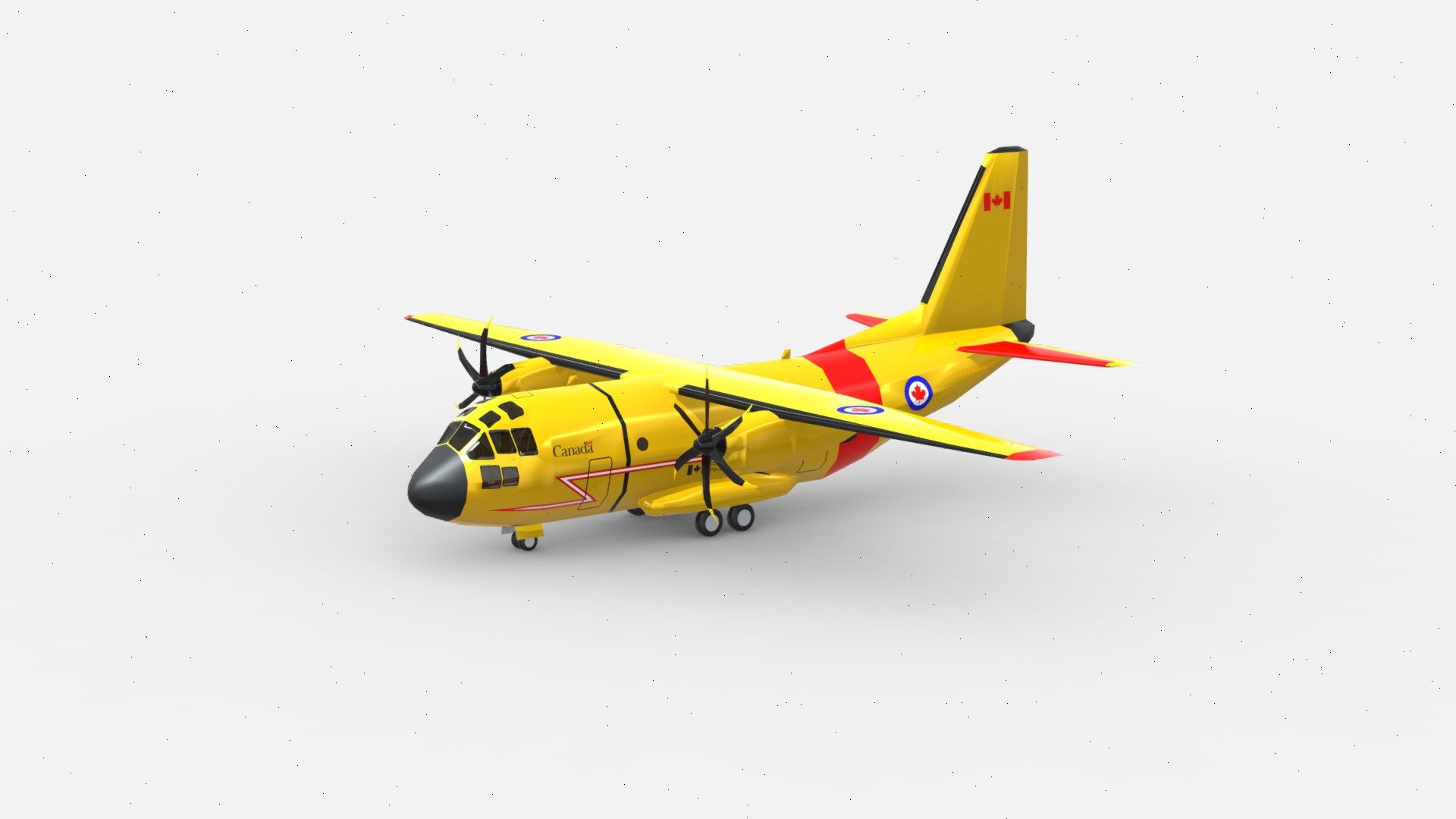 see all collection: https://skfb.ly/oOsEV - 3d Model Military Alenia C-27J - Buy Royalty Free 3D model by zizian 3d model